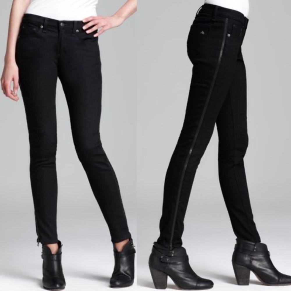 Rag & Bone Full Side Zip Jeans